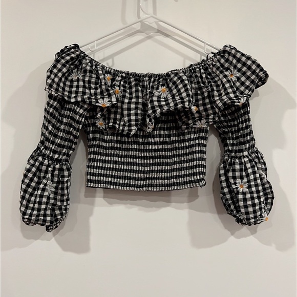 gingham top - Picture 2 of 3